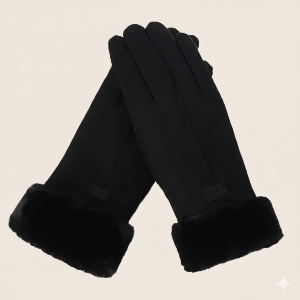 Zachte Suède Touchscreen Handschoenen – Warme Winterhandschoenen