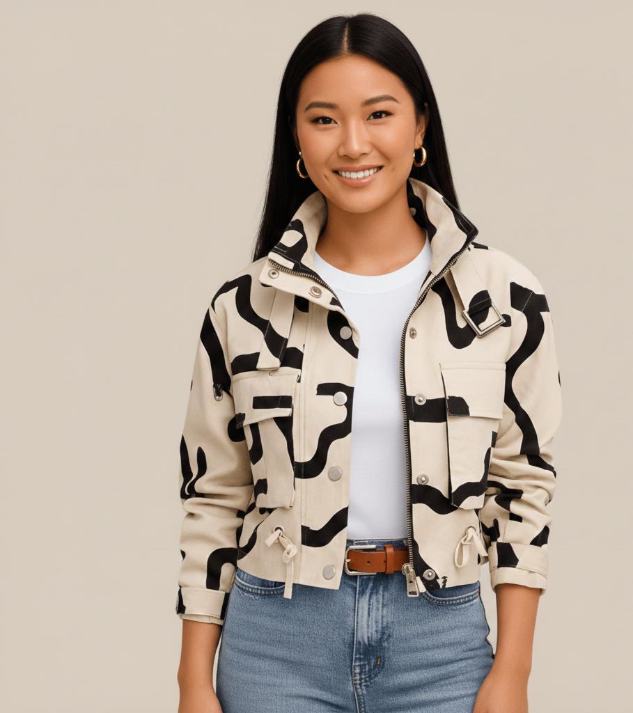 Stijlvolle korte dames bomberjas voor tussenseizoen en casual looks