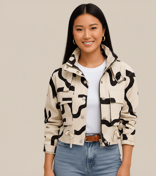 Stijlvolle korte dames bomberjas voor tussenseizoen en casual looks