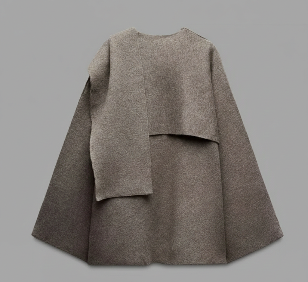 Oversized Wollen Jas “Aveline” voor Dames – Warm & Stijlvol Herfstlook