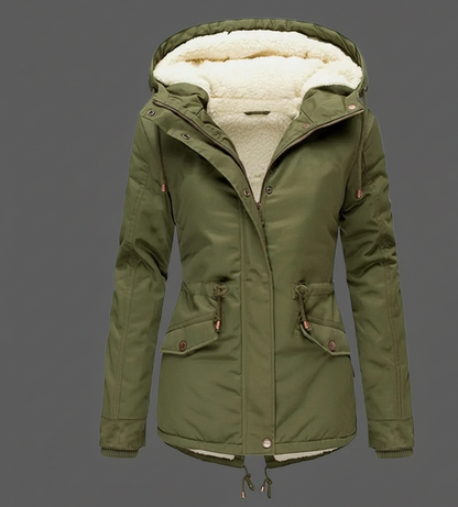 Nordica WarmShield Damesparka met Capuchon en Verstelbare Taill