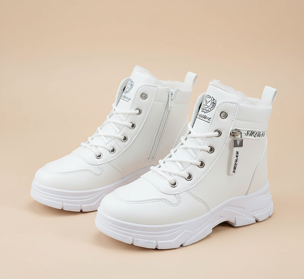 Aurora Comfort Enkellaarsjes met Warme Voering voor Dames