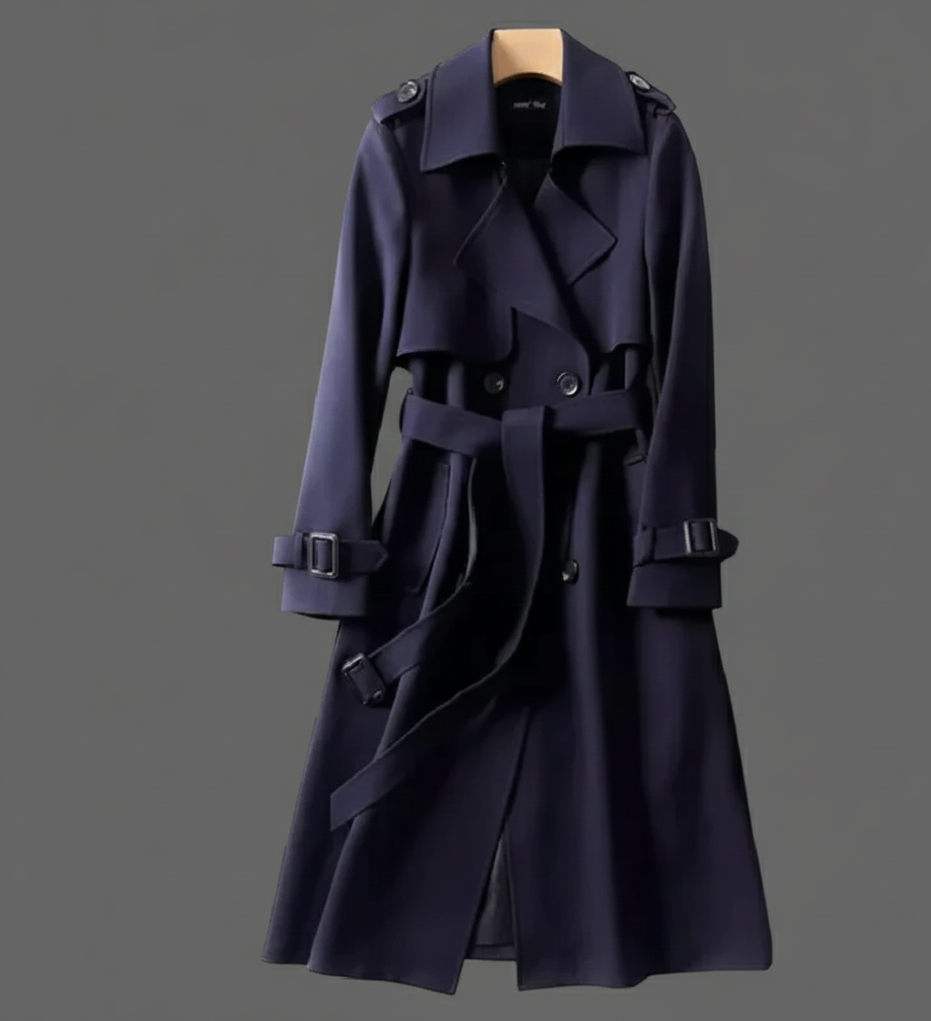 NoordEpoque Elegante Dames Trenchcoat voor de Winter