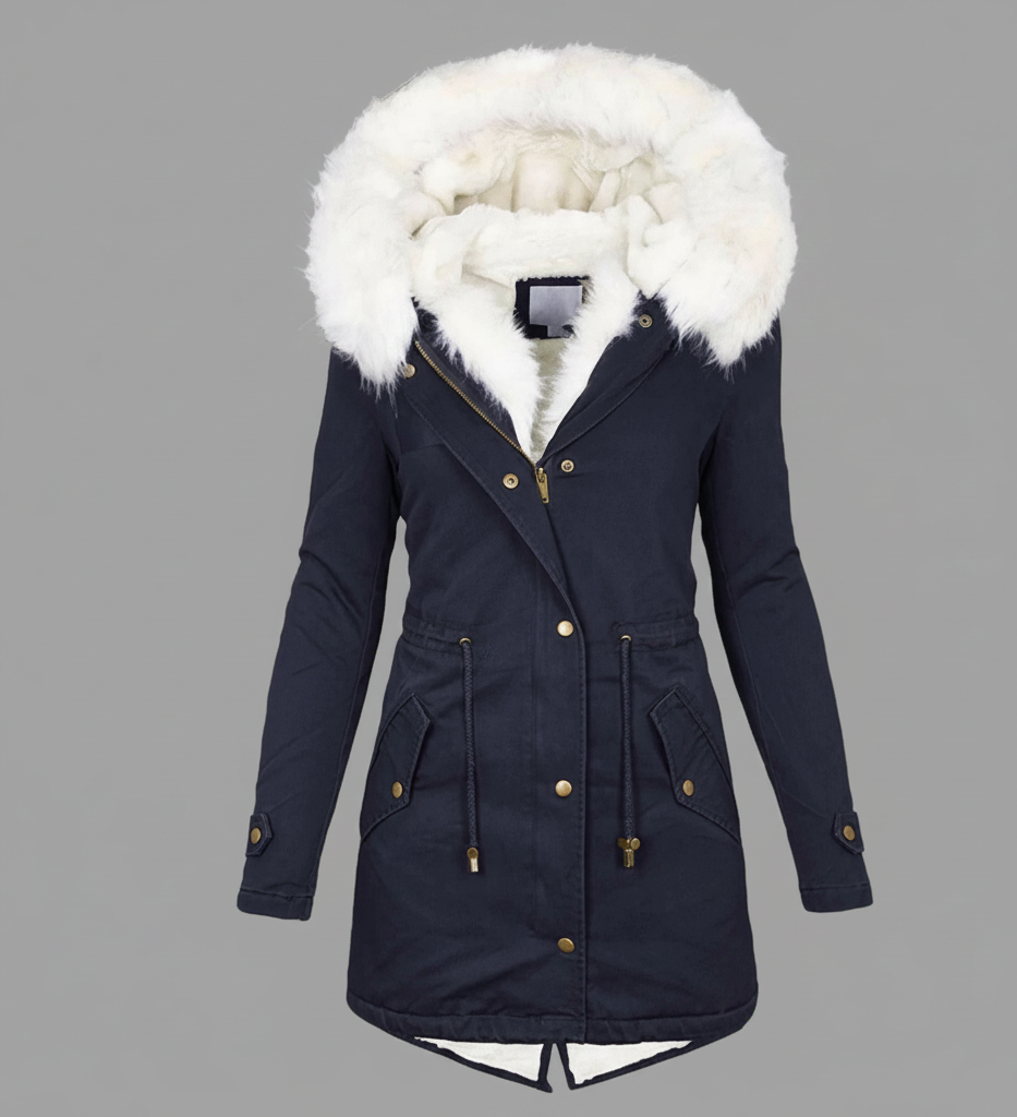 Aurora Lange Winterjas – Warme Wind- en Waterdichte Damesjas