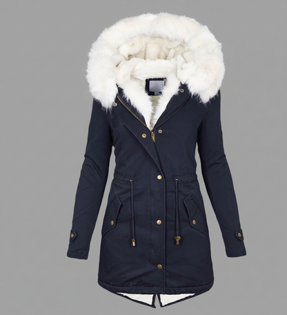 Aurora Lange Winterjas – Warme Wind- en Waterdichte Damesjas