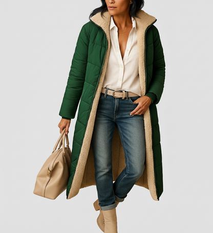 Yfke Lange Isolatiejas voor Dames – Warm Comfort & Elegant Lang Model