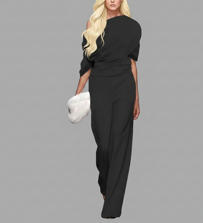 Elanique Elegante Dames Jumpsuit met Enkellange Pijpen