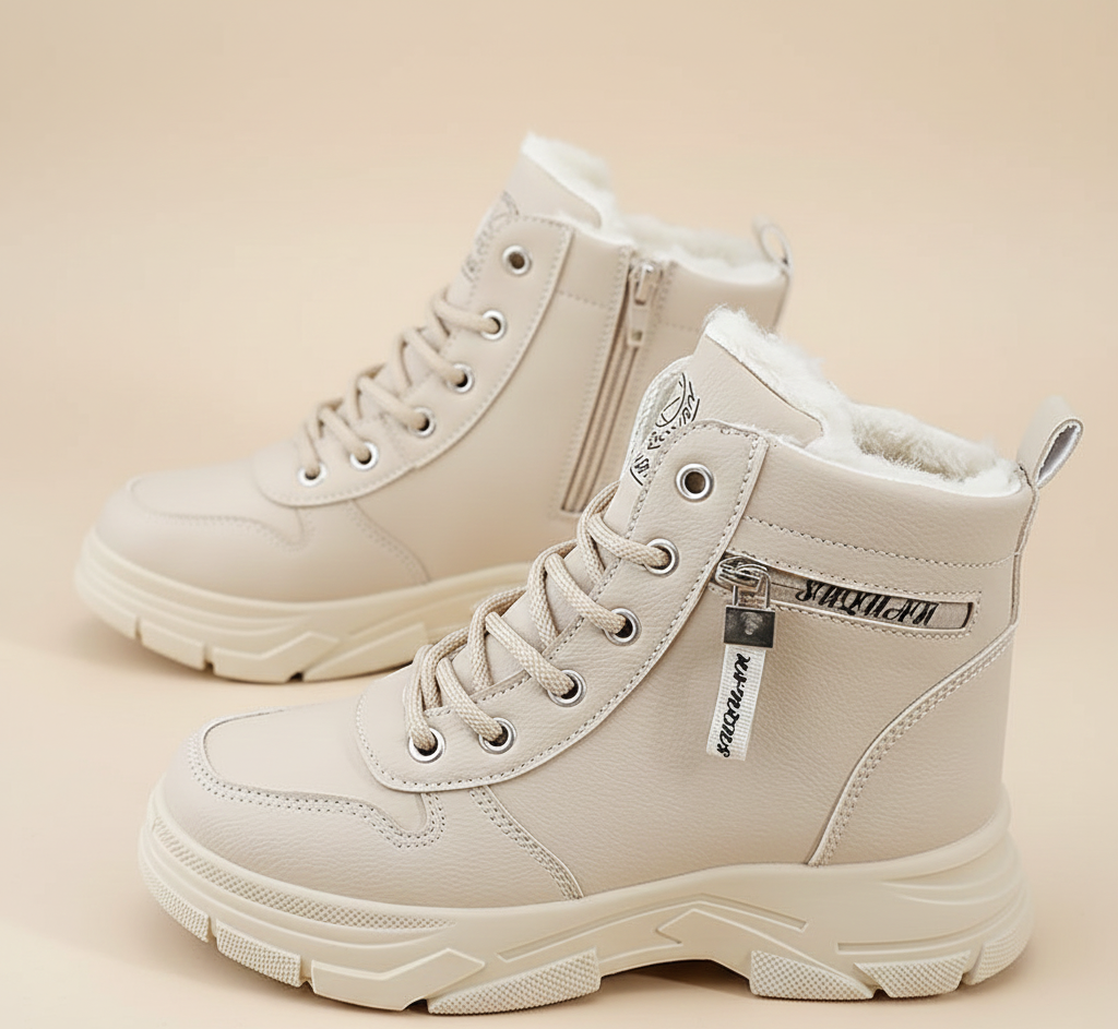 Aurora Comfort Enkellaarsjes met Warme Voering voor Dames