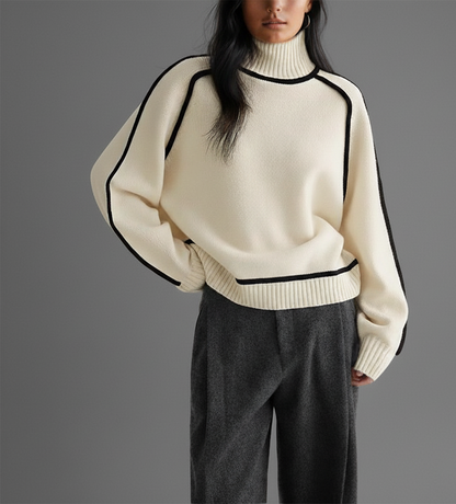 Marena Color-Block Dames Coltrui met Comfortabele Regular Fit