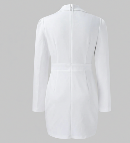 Elegante Blazerjurk Dames Winter – Getailleerd en Tijdloos Chic