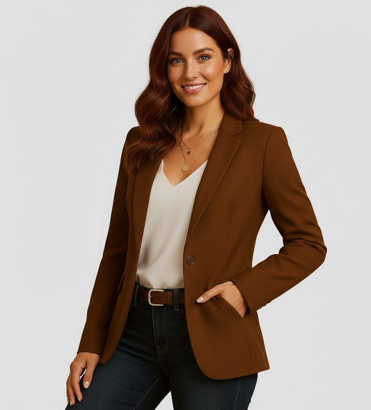 Dames Getailleerde Blazer Evelyne – Elegant en Veelzijdig Design