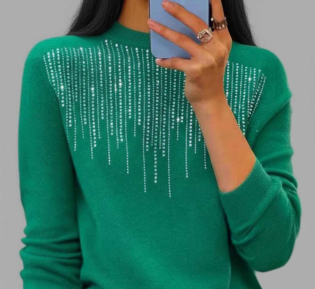 Liora Semi-Coltrui met Subtiele Pailletten – Elegante Damestrui