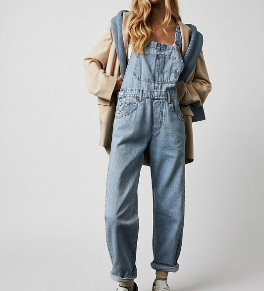 Liora Denim Tuinbroek Dames – Comfortabele Casual Overall