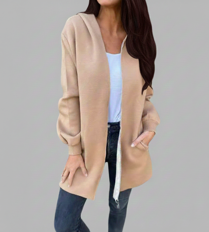 Elvara Minimalistische Dames Lentejas met Ritssluitin