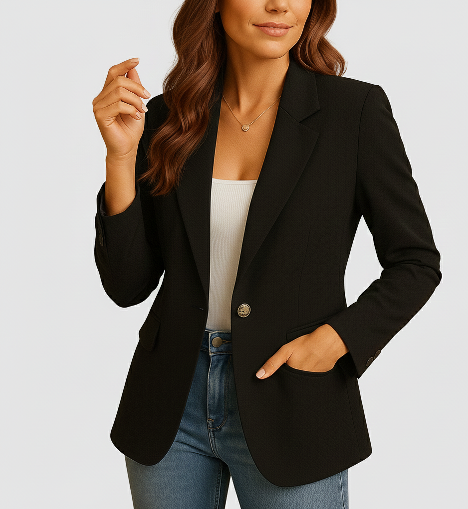 Lirena Getailleerde Damesblazer met Comfortstretch voor Elke Dag