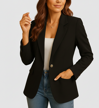 Lirena Getailleerde Damesblazer met Comfortstretch voor Elke Dag