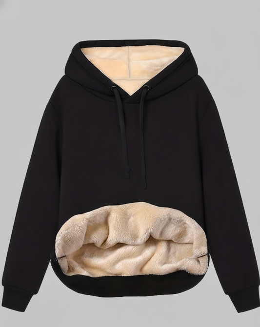 Warme ComfortHaven Dames Hoodie – Zachte Wintertrui met Voering
