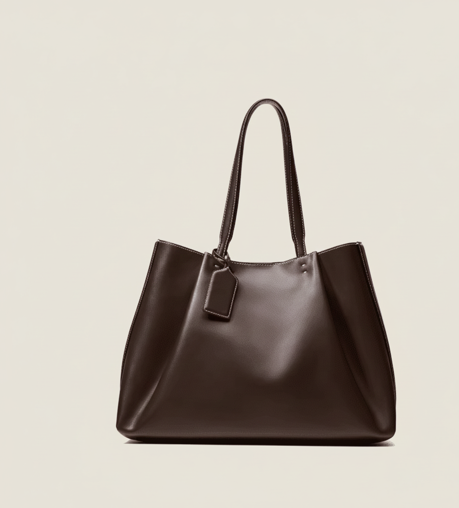 Minimalistische MonoChic Draagtas – Elegante PU-Leren Tote Bag voor Dagelijks Gebruik