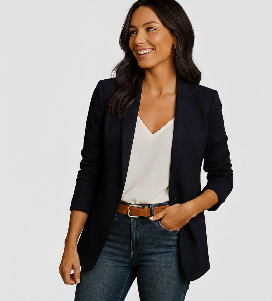 Dames Getailleerde Blazer Evelyne – Elegant en Veelzijdig Design