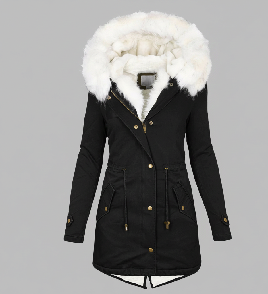 Aurora Lange Winterjas – Warme Wind- en Waterdichte Damesjas