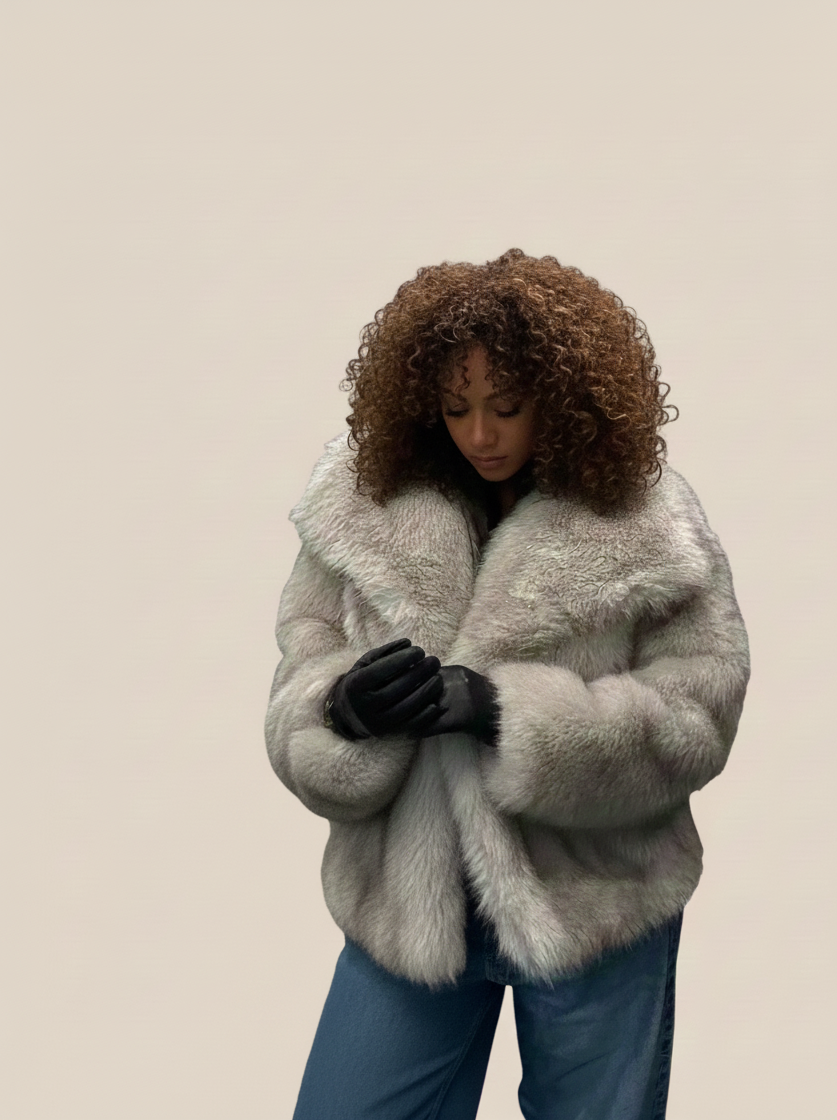 FluweelWarm Lange Faux Fur Damesjas voor Stijl en Comfort