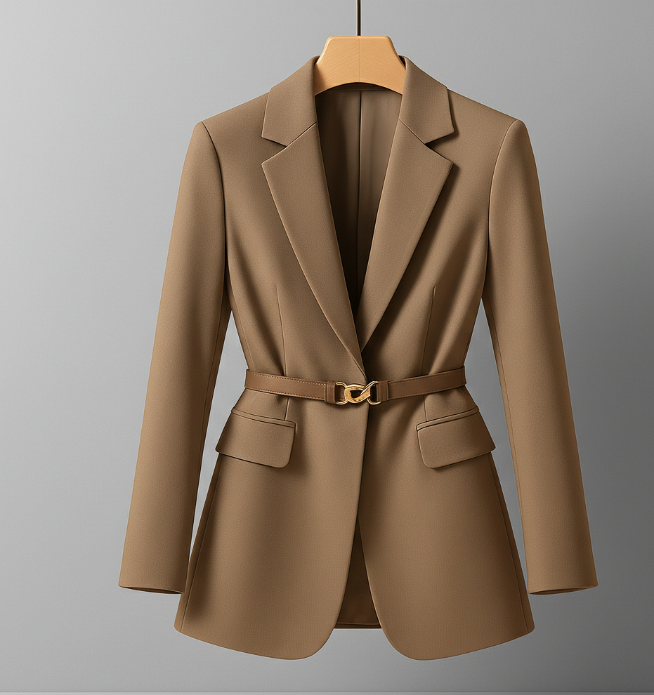 Élodie Getailleerde Damesblazer met Tijdloze Elegantie