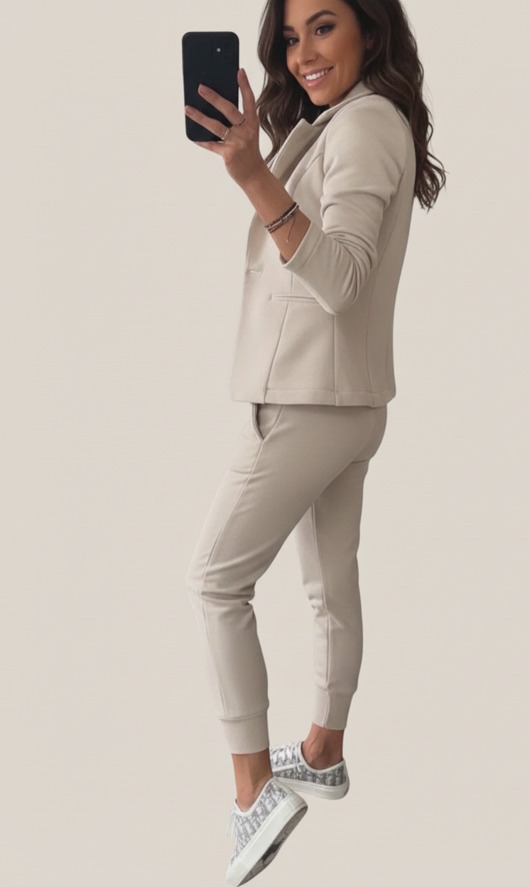 Elara Dames Tweedelige Comfort Set voor Dagelijks Gebruik