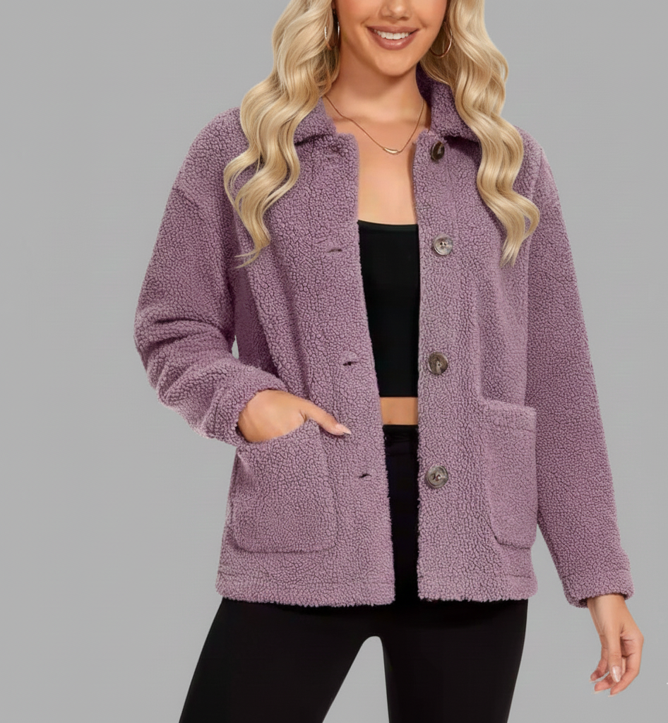 FjordSilhouet Warme Damesjas voor Herfst en Winter