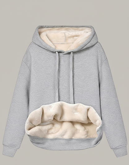 Warme ComfortHaven Dames Hoodie – Zachte Wintertrui met Voering