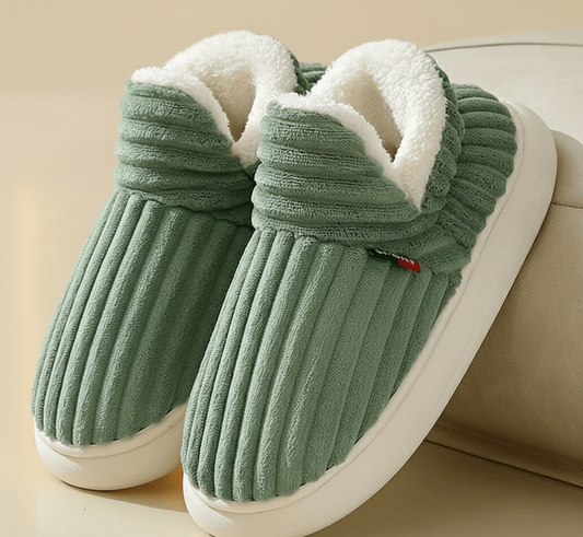 Ulyssa Luxe Winterpantoffels met Pluche Voering voor Dames