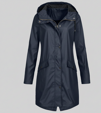 Stormschild Damesregenjas met Verstelbare Capuchon – Water- en Winddicht