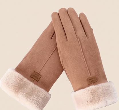Zachte Suède Touchscreen Handschoenen – Warme Winterhandschoenen