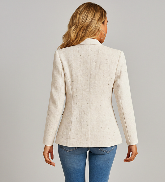 Dames Getailleerde Blazer Rosaline – Elegant Revers en Tijdloos Design
