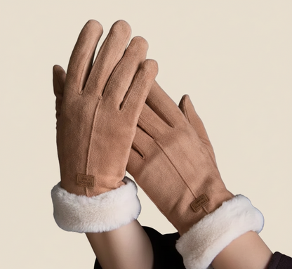 Zachte Suède Touchscreen Handschoenen – Warme Winterhandschoenen