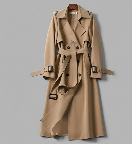 NoordEpoque Elegante Dames Trenchcoat voor de Winter