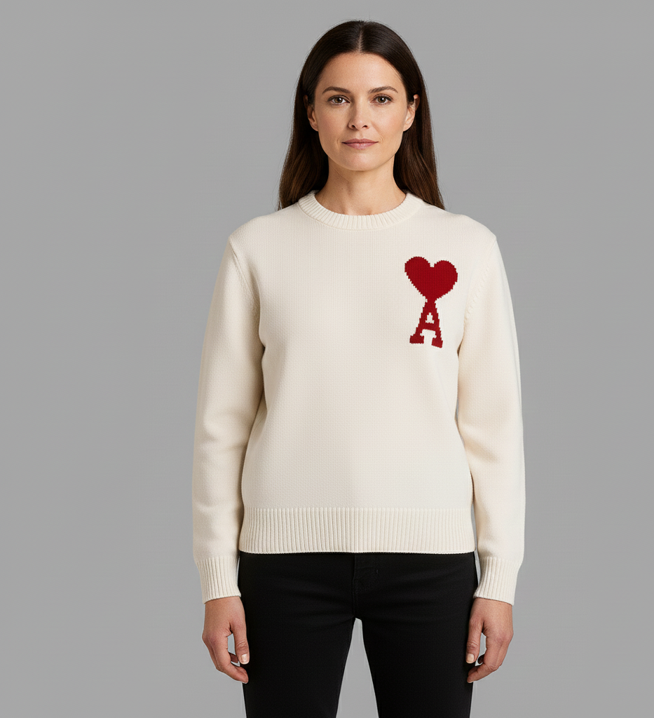 Hartenaas Cozy Trui – Damestrui met Uniek Symbooldesign
