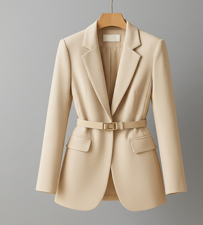 Élodie Getailleerde Damesblazer met Tijdloze Elegantie