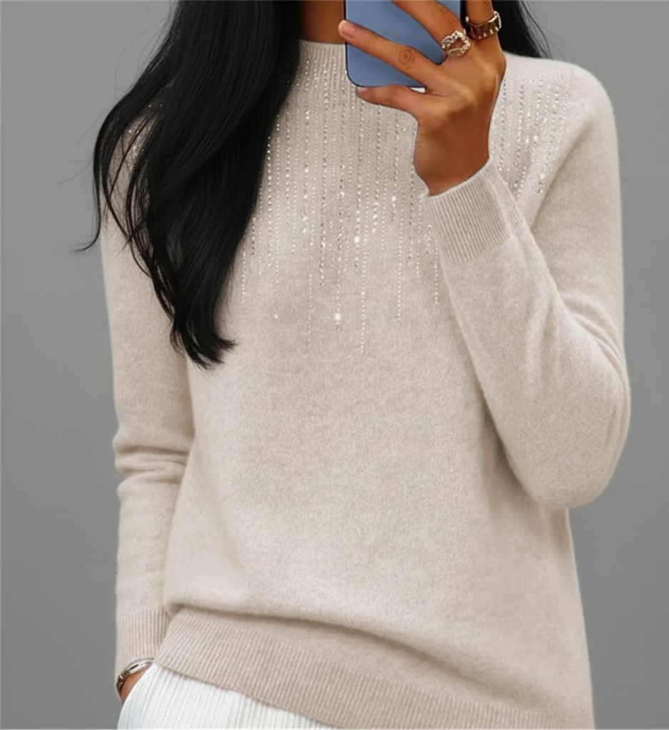 Liora Semi-Coltrui met Subtiele Pailletten – Elegante Damestrui