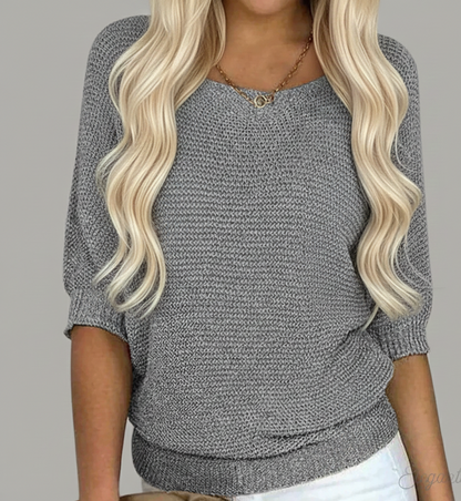 HerfstWeef Dames Trui met Comfortabele Pasvorm en Tijdloze Look
