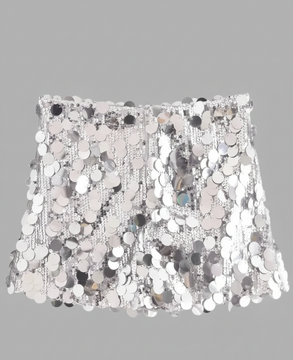 SterrenSchijn Glitter Minirok voor Feestelijke en Speelse Looks