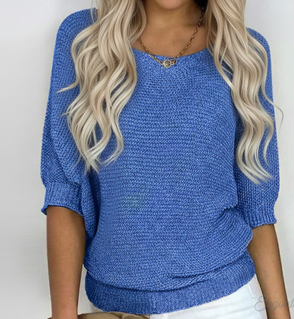 HerfstWeef Dames Trui met Comfortabele Pasvorm en Tijdloze Look