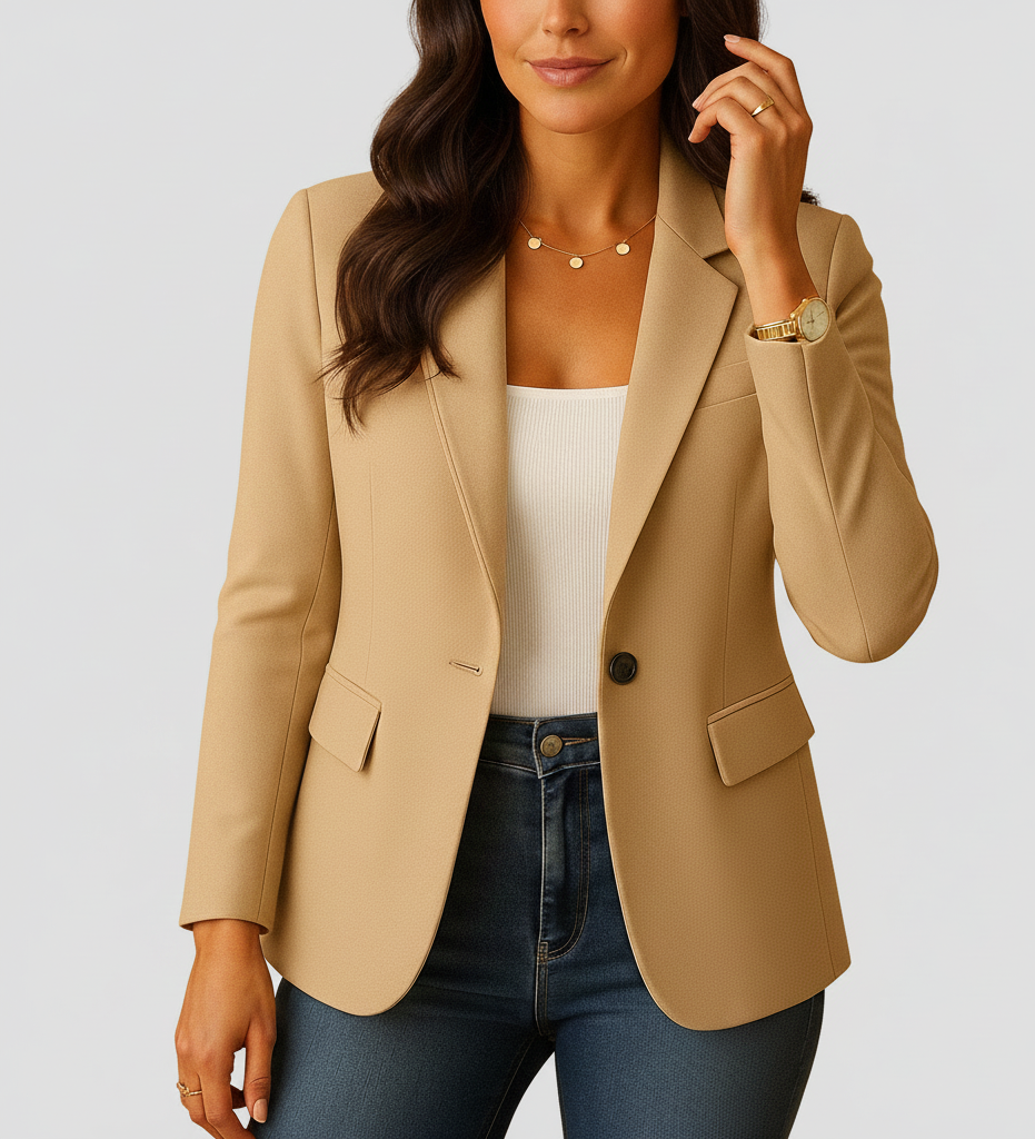 Lirena Getailleerde Damesblazer met Comfortstretch voor Elke Dag