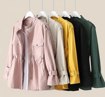 Linde Elegante Weerbestendige Trenchcoat voor Dames