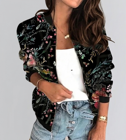 PrintLuxe Dames Jas met Uniek Design en Comfortabele Pasvorm