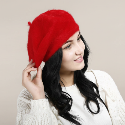 Warme Winterbaret Sneeuwchic – Zachte bontmuts voor dames en heren