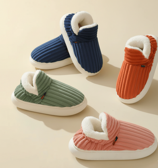 Ulyssa Luxe Winterpantoffels met Pluche Voering voor Dames