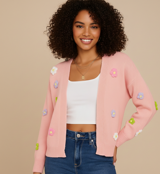 Gebreid Damesvest Zonder Rek – Warm, Tijdloos en Comfortabel