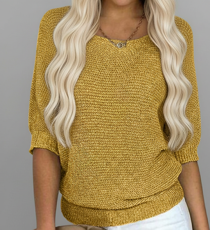 HerfstWeef Dames Trui met Comfortabele Pasvorm en Tijdloze Look