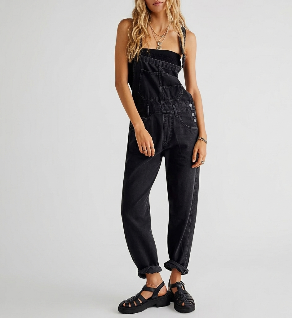 Liora Denim Tuinbroek Dames – Comfortabele Casual Overall