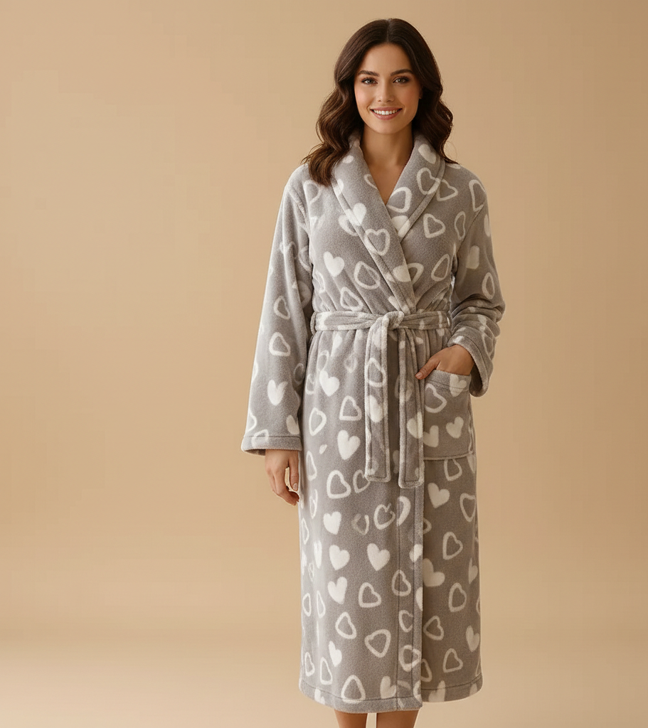 Livia Luxe Frotteebadjas met Capuchon en Wellness Comfort